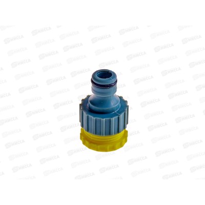 Штуцер резьбовой для крана с внешней резьбой 1/2-3/4" с переходником 160-023 г Штуцер резьбовой для крана с внешней резьбой 1/2-3/4" с переходником 160-023 г