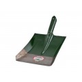 Лопата совковая песочная квадратн рельсовая сталь зеленая без черенка (БРОНЯ)  *12