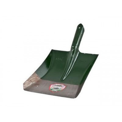 Лопата совковая песочная квадратн рельсовая сталь зеленая без черенка (БРОНЯ)  *12