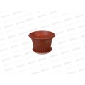 Кашпо КЭРОЛ D120мм с подставкой Терракотовый  *20 М3153 Кашпо КЭРОЛ D120мм с подставкой Терракотовый  *20 М3153