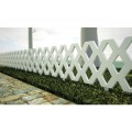 Заборчик САДОВЫЙ РОМБ 2.4м белый *16