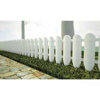 Заборчик САДОВЫЙ Колышки 1м белый *16 Заборчик САДОВЫЙ Колышки 1м белый *16