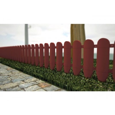 Заборчик САДОВЫЙ Колышки 1м коричневый *16