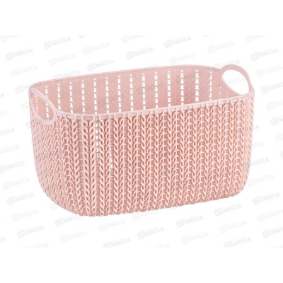 Корзинка ВЯЗАНИЕ 4л Чайная роза М 2380 *12 Корзинка ВЯЗАНИЕ 4л Чайная роза М 2380 *12