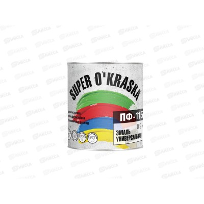 ЭМАЛЬ ЛАКРА ПФ-115 super okraska Серая 0,9кг *14 ЭМАЛЬ ЛАКРА ПФ-115 super okraska Серая 0,9кг *14