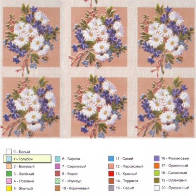 Клеенка на тканевой  основе Колорит Арт. 132-1