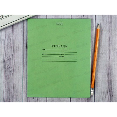 Тетрадь 24 листа линия Hatber зеленая обложка, 05112 *18/180 Тетрадь 24 листа линия Hatber зеленая обложка, 05112 *18/180