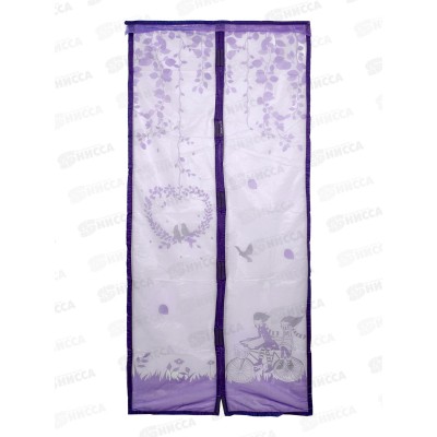 Занавес от насекомых 90х210см магнит замок усилен, AL-3006 *60