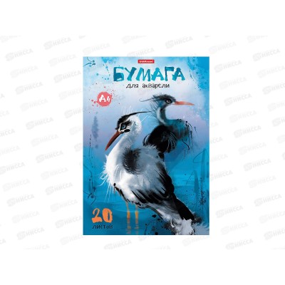 Альбом для рисования 20 листов ПОЛИ с акварельной бумагой, 43369 *5/20 Альбом для рисования 20 листов ПОЛИ с акварельной бумагой, 43369 *5/20