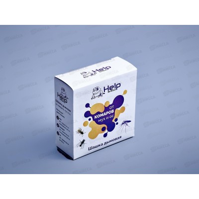 HELP Шашка дымовая от комаров,мух и ос 50г *50