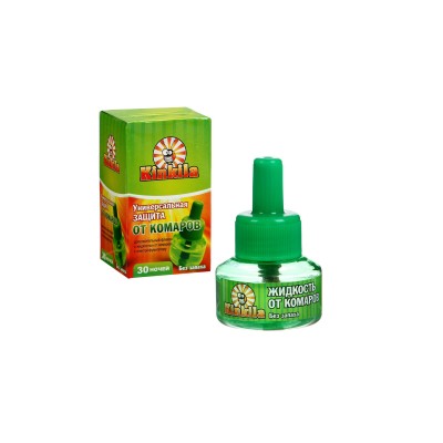 Кинкила Жидкость от комаров без запаха 30ночей *12/24 Кинкила Жидкость от комаров без запаха 30ночей *12/24