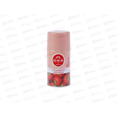ДО-РЕ-МИ ПРЕМИУМ освежитель Клубника со сливками запасной баллон 250мл *12 ДО-РЕ-МИ ПРЕМИУМ освежитель Клубника со сливками запасной баллон 250мл *12