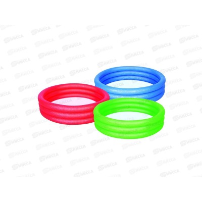 Бассейн 51024 (102х25см) 3 кольца BESTWAY *12 Бассейн 51024 (102х25см) 3 кольца BESTWAY *12