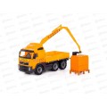 Автомобиль &quotVolvo" кран с манипулятором+констр. 8800 (в сеточке) *4