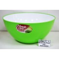 Миска 1,5л &quotFresh Line&quot бело-зеленая М701БЗ *40