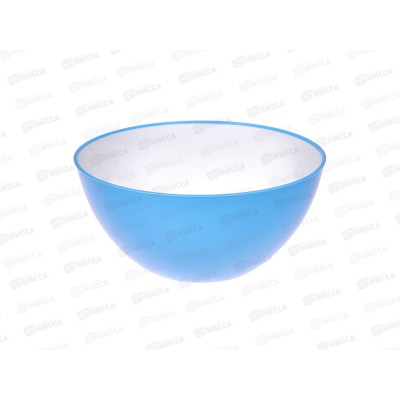 Миска 1,5л &quotFresh Line&quot бело-голубая М701БГ *40