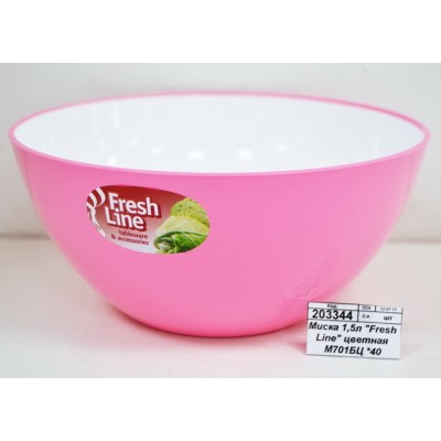 Миска 1,5л "Fresh Line" цветная М701БЦ *40 Миска 1,5л "Fresh Line" цветная М701БЦ *40