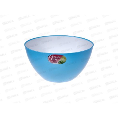 Миска 2л &quotFresh Line&quot бело-голубая М702БГ *26