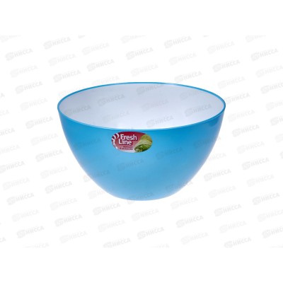 Миска 3л &quotFresh Line&quot бело-голубая М703БГ *22