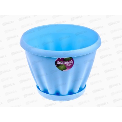 Горшок Знатный D180мм 2л с подставкой Цветной М302Ц *28 Горшок Знатный D180мм 2л с подставкой Цветной М302Ц *28