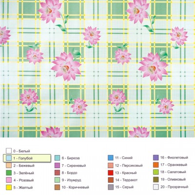 Клеенка на тканевой основе Колорит Арт. 166-1 25м Клеенка на тканевой основе Колорит Арт. 166-1 25м