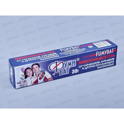 ФУМИБАТ гель от тараканов 1шт 30гр *48 ФУМИБАТ гель от тараканов 1шт 30гр *48