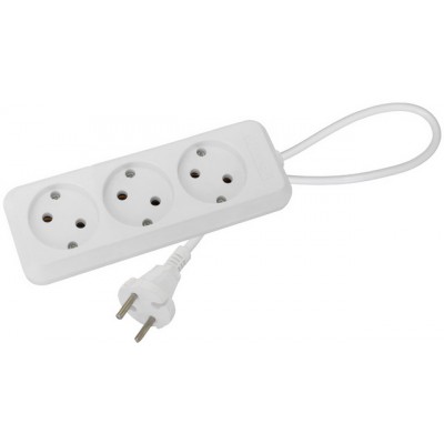 Удлинитель СПУТНИК УК-203 5м, 3 гнезда, без заземления, 10А *20 Удлинитель СПУТНИК УК-203 5м, 3 гнезда, без заземления, 10А *20