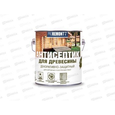 Антисептик PROREMONT деревозащитное средство Тик 2,5л, Л-С   *4/168