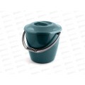 Ведро 7л с крышкой  &quotУдачное&quot Эконом М125К  *12