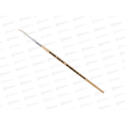 Кисть Mazari М-5127 Коза 3  круглая художественная  *25/500