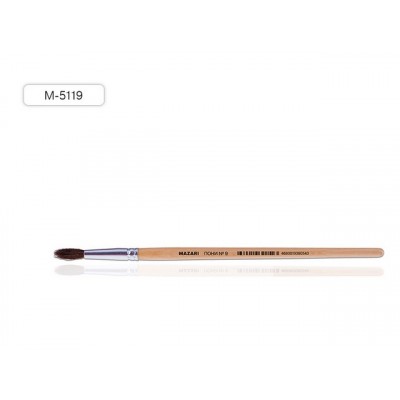 Кисть Mazari М-5119 Пони 9 круглая художественная *5/25/50 Кисть Mazari М-5119 Пони 9 круглая художественная *5/25/50