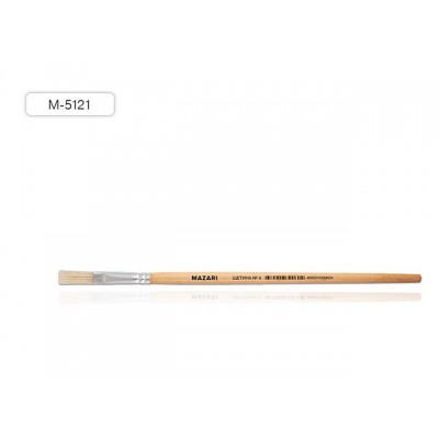 Кисть Mazari М-5121 Щетина 4 пл. худож. *25/125/250