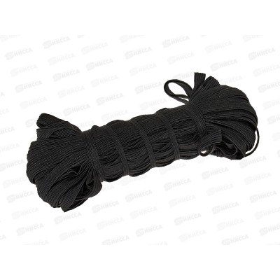 Резинка бельевая 10мм продежка черная 25м Резинка бельевая 10мм продежка черная 25м