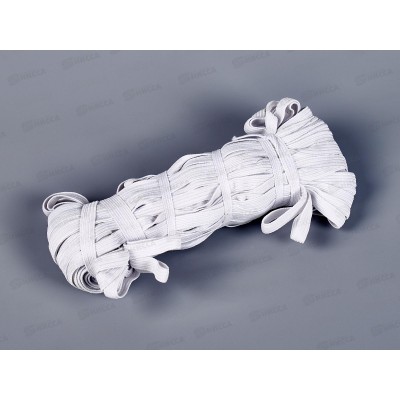 Резинка бельевая 8мм продежка белая 25м Резинка бельевая 8мм продежка белая 25м