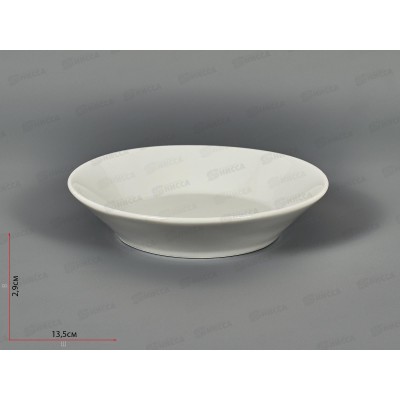 Блюдце 140мм фарфор 582 белье 0С0450 *20 Блюдце 140мм фарфор 582 белье 0С0450 *20