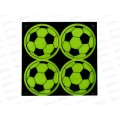 Светоотражающая наклейка &quotМяч&quot набор 4шт (046256)  Ж