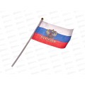 Флаг Россия 10*15см с гербом (042872) *12 Флаг Россия 10*15см с гербом (042872) *12