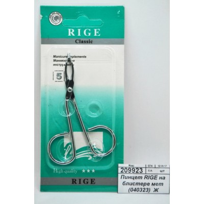 Пинцет RIGE на блистере мет (040323) *24 Ж Пинцет RIGE на блистере мет (040323) *24 Ж