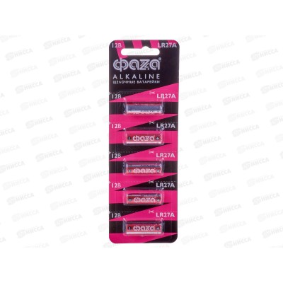 Батарейка ФАZA 27A, BL-5 *5/60/600 Батарейка ФАZA 27A, BL-5 *5/60/600