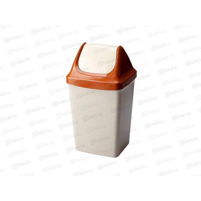 Ведро для мусора 15л с плавающей крышкой Ангарск *5 6402