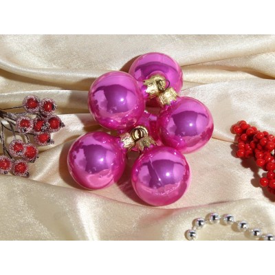 Набор шаров 6шт, 4см стекло Новогодний блеск в упаковке НУТ-40-1602 Набор шаров 6шт, 4см стекло Новогодний блеск в упаковке НУТ-40-1602