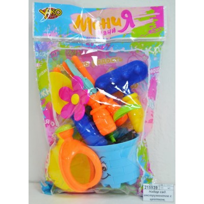 Набор сад. инструментов с цветком, МиниМаниЯ, М6349, Н81823