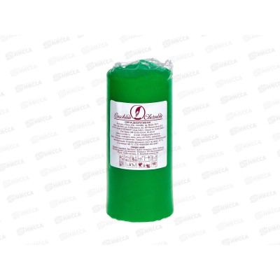 Свеча пеньковая 50*115 зеленая ОСЗ Свеча пеньковая 50*115 зеленая ОСЗ