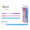 Ручка пишет-стирает MAZARI Bloomy синяя, игла 0.5, M-5546 *12/144/1728 Ручка пишет-стирает MAZARI Bloomy синяя, игла 0.5, M-5546 *12/144/1728