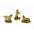 Фигурка Собака бронза 5,2см 3 дизайна 398-220 г Фигурка Собака бронза 5,2см 3 дизайна 398-220 г