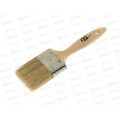Кисть плоская ПРОФИ 70мм, белая натуральная щетина, PQTools, 0101530 *12/72