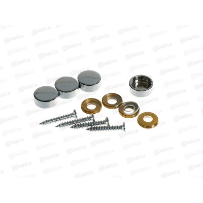 Держатель для зеркал d-16мм 4шт металлический  025142 *1/1/500 Ж