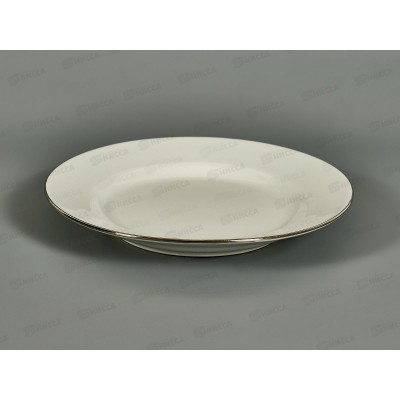 Тарелка мелкая 200мм фарфор Идиллия Платиновый 7С1335 *20