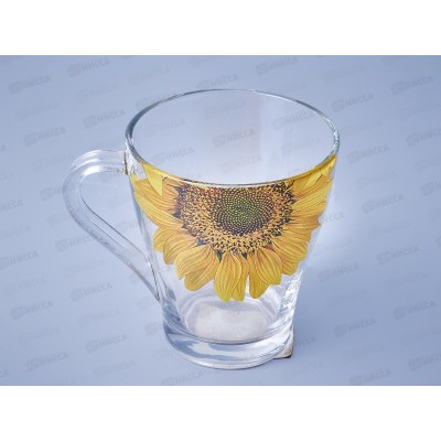 Кружка 250мл 1649-Д Подсолнух *12