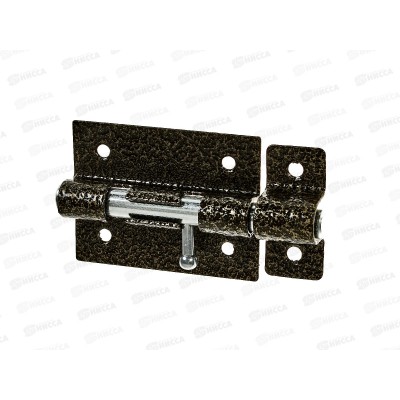 Задвижка дверная ЗД-07 полимер бронза *20